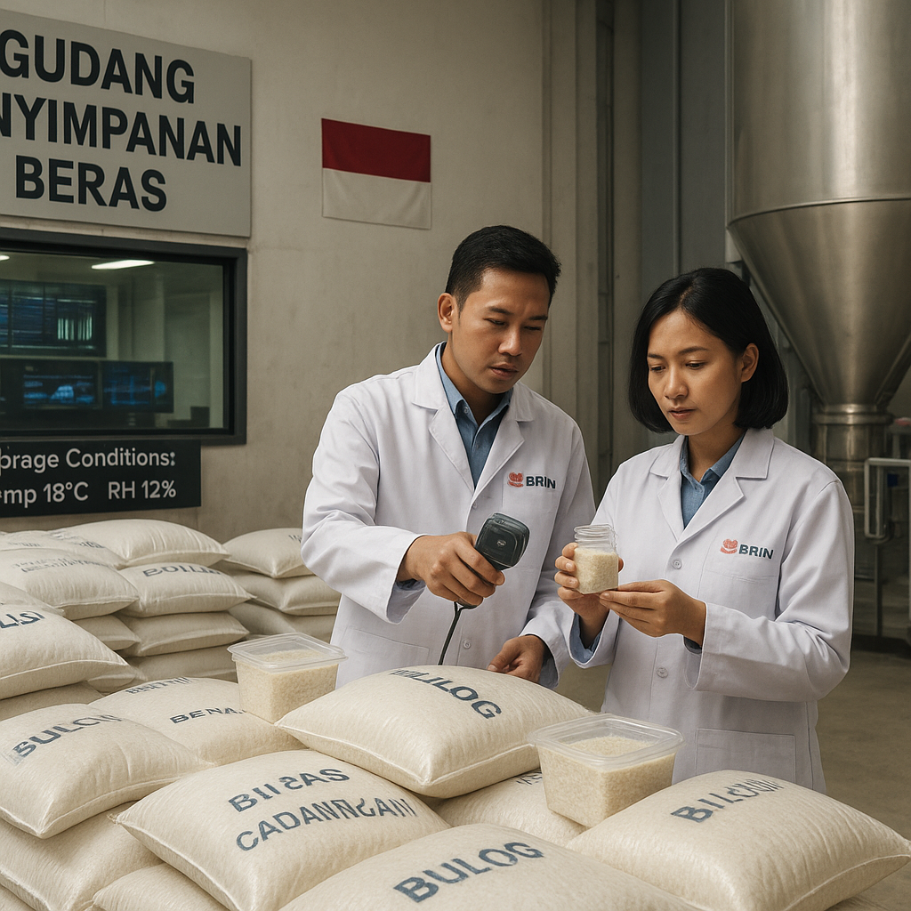 Bulog Adopsi Teknologi BRIN untuk Simpan Beras Hingga Dua Tahun Pertahankan Mutu