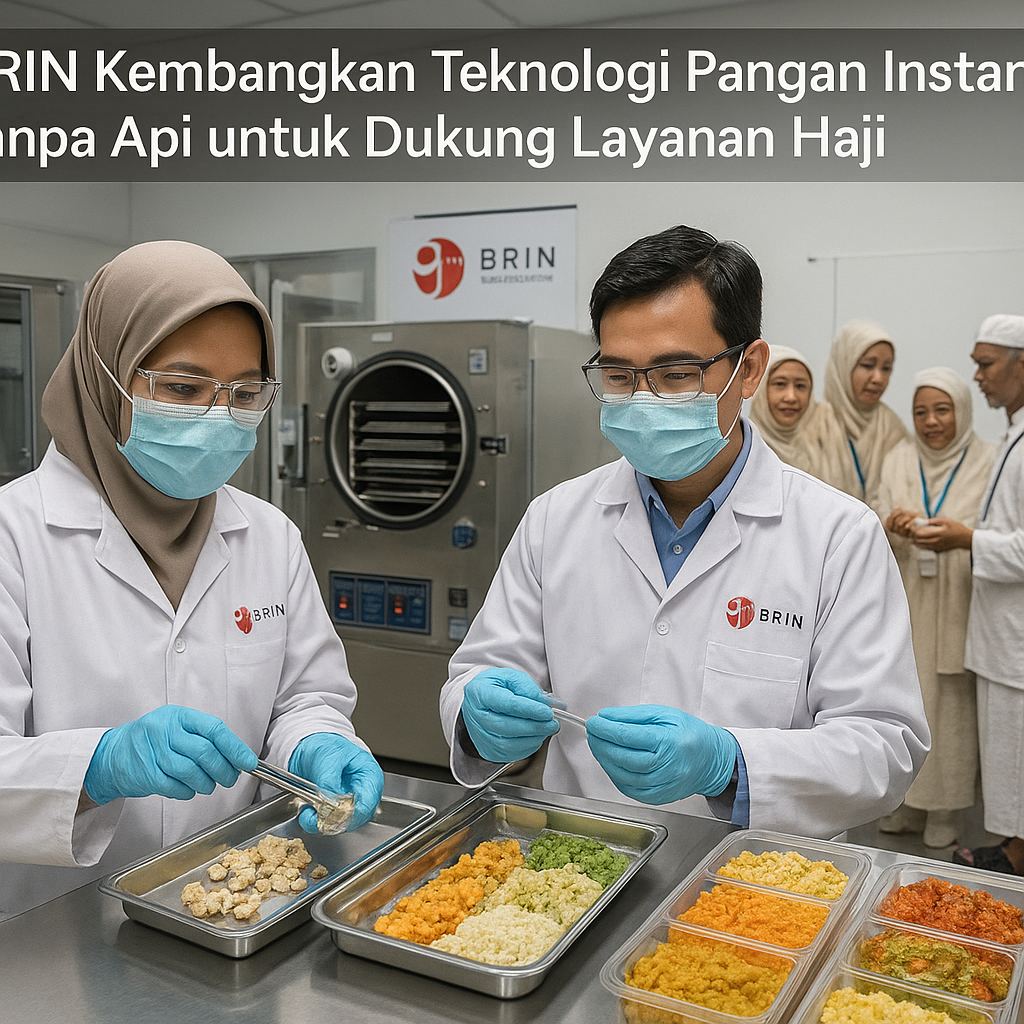 BRIN Kembangkan Teknologi Pangan Instan Tanpa Api untuk Dukung Layanan Haji