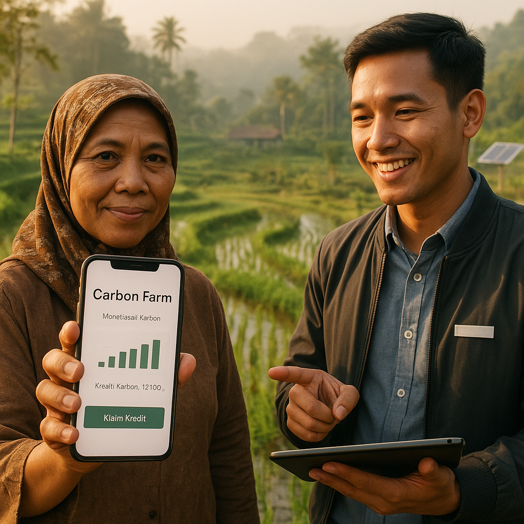 Startup Indonesia Rintis Platform 'Carbon Farm' untuk Monetisasi Praktek Agrikultur Berkelanjutan