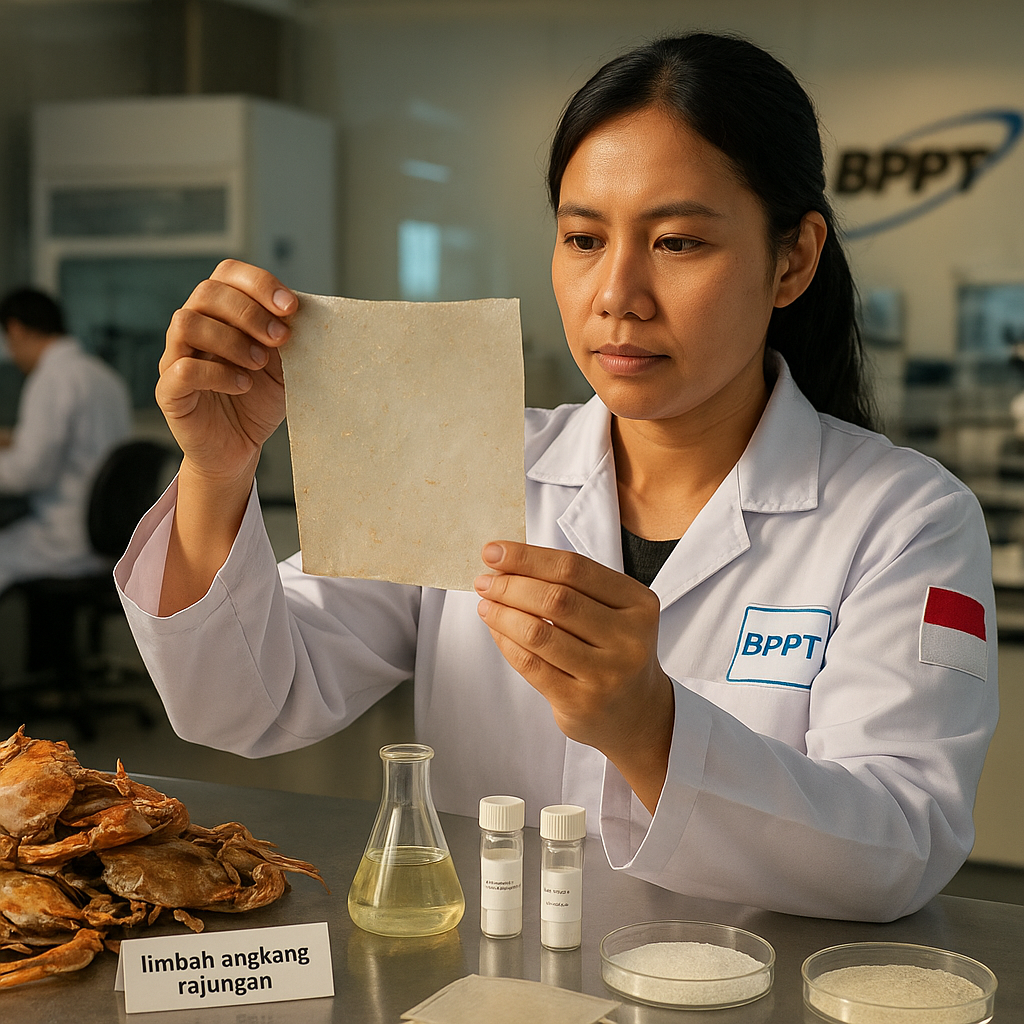 BPPT Kembangkan Bioplastik dari Limbah Cangkang Rajungan, Kurangi Sampah Plastik Konvensional