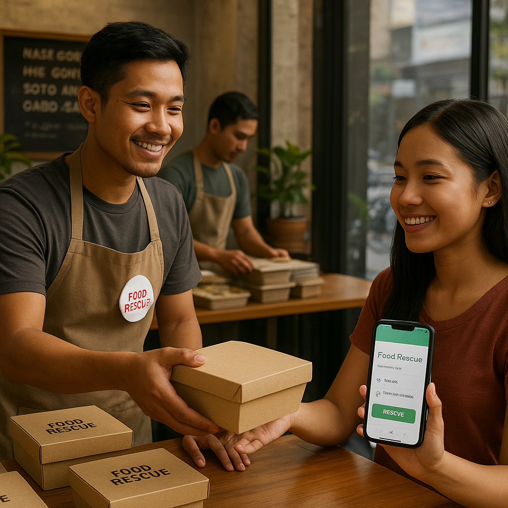 Startup Indonesia Rintis Pasar Digital 'Food Rescue', Hubungkan Restoran dengan Konsumen Kurangi Sisa Makanan