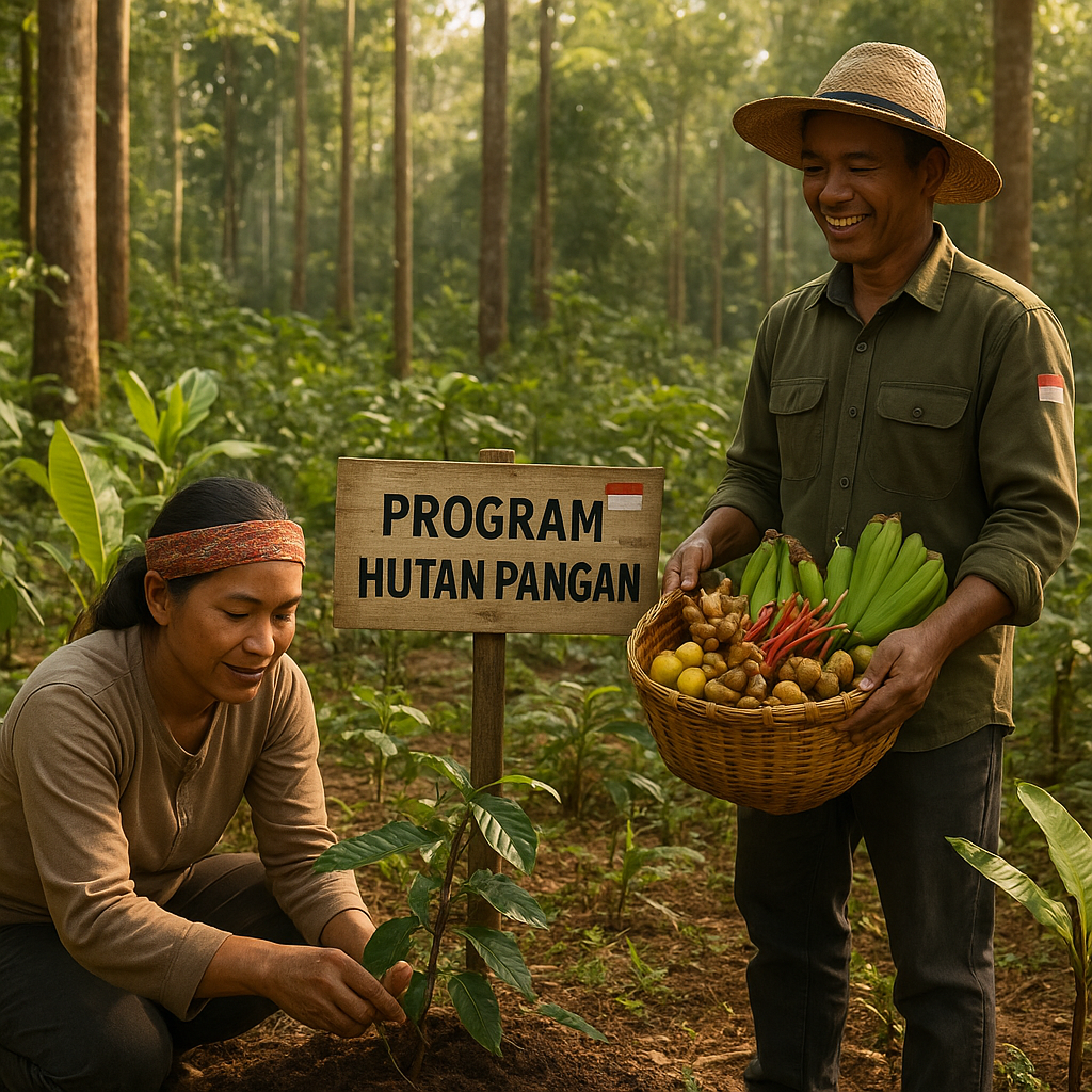 Program 'Hutan Pangan' di Kalimantan Integrasikan Penanaman Pohon Khas dengan Komoditas Pangan Lokal