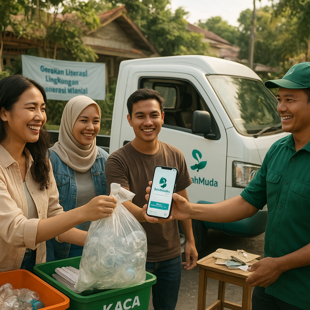 Bank Sampah Digital 'SampahMuda': Gerakan Literasi Lingkungan Generasi Milenial