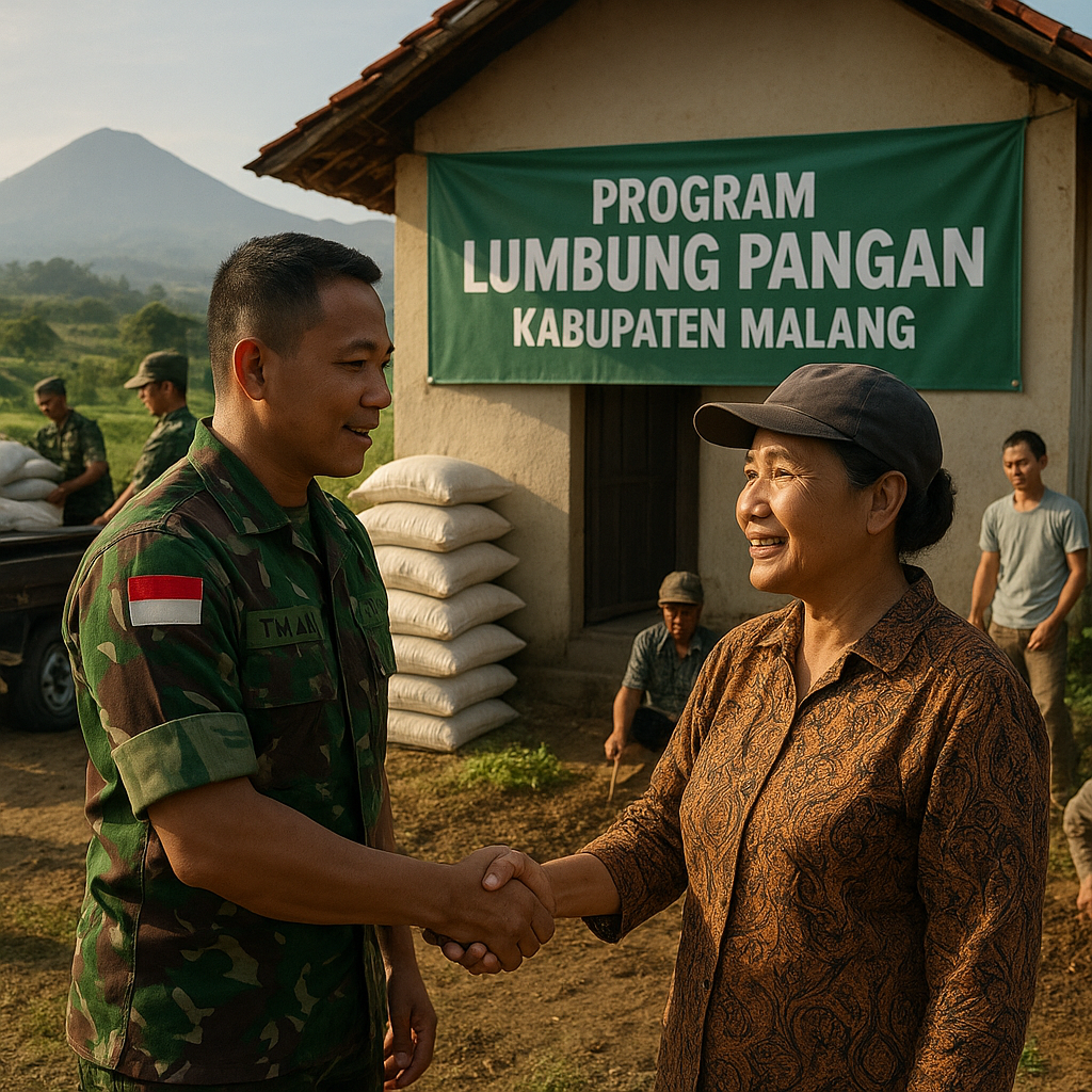 Kolaborasi TNI AD dan Masyarakat dalam Program Lumbung Pangan untuk Ketahanan Nasional