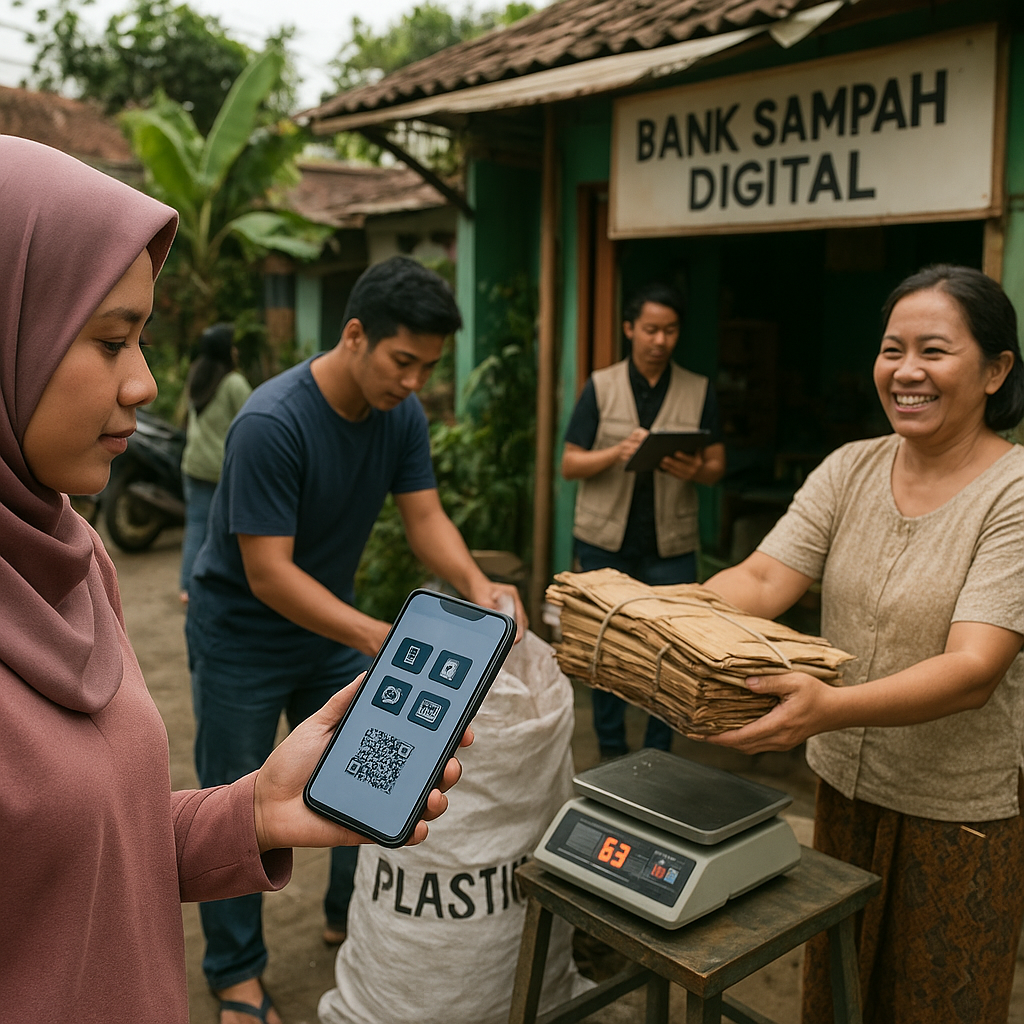 Program Bank Sampah Digital Meningkatkan Partisipasi dan Nilai Ekonomi Limbah