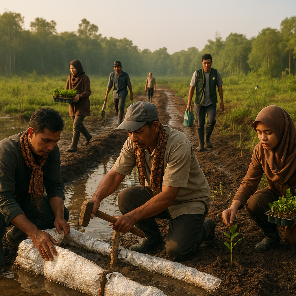 Restorasi Gambut Berbasis Masyarakat Cegah Kebakaran dan Jaga Biodiversitas