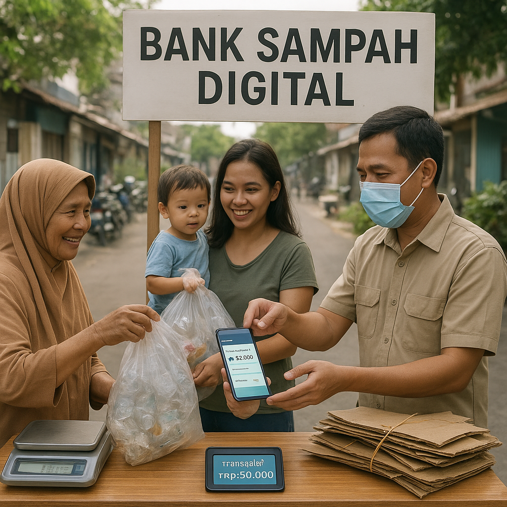 Program 'Bank Sampah' Digital Tingkatkan Daur Ulang dan Nilai Ekonomi Limbah