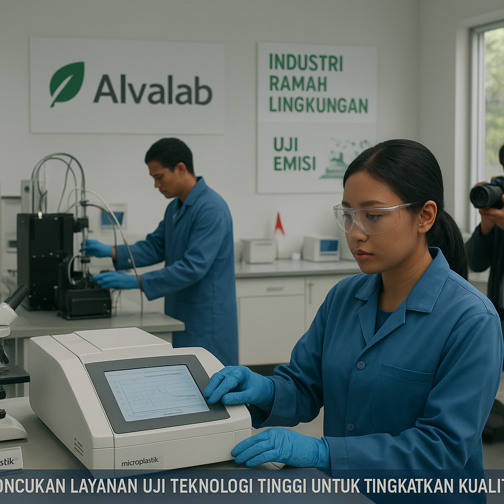 Alvalab Luncurkan Layanan Uji Teknologi Tinggi untuk Tingkatkan Kualitas Industri Ramah Lingkungan
