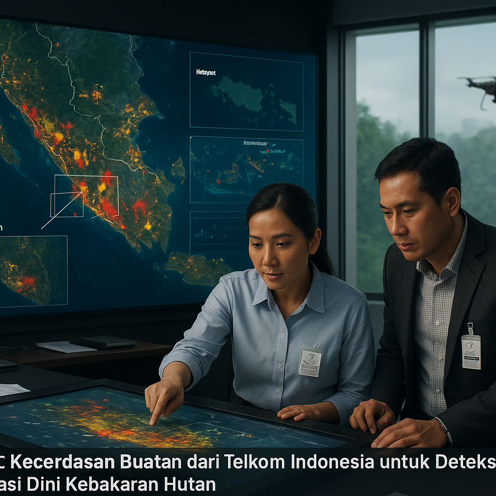 WEFRA: Kecerdasan Buatan dari Telkom Indonesia untuk Deteksi dan Mitigasi Dini Kebakaran Hutan