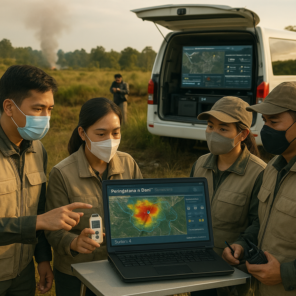 Konsorsium Peneliti Kembangkan Sistem Peringatan Dini Kebakaran Hutan dan Lahan dengan AI di Sumatera