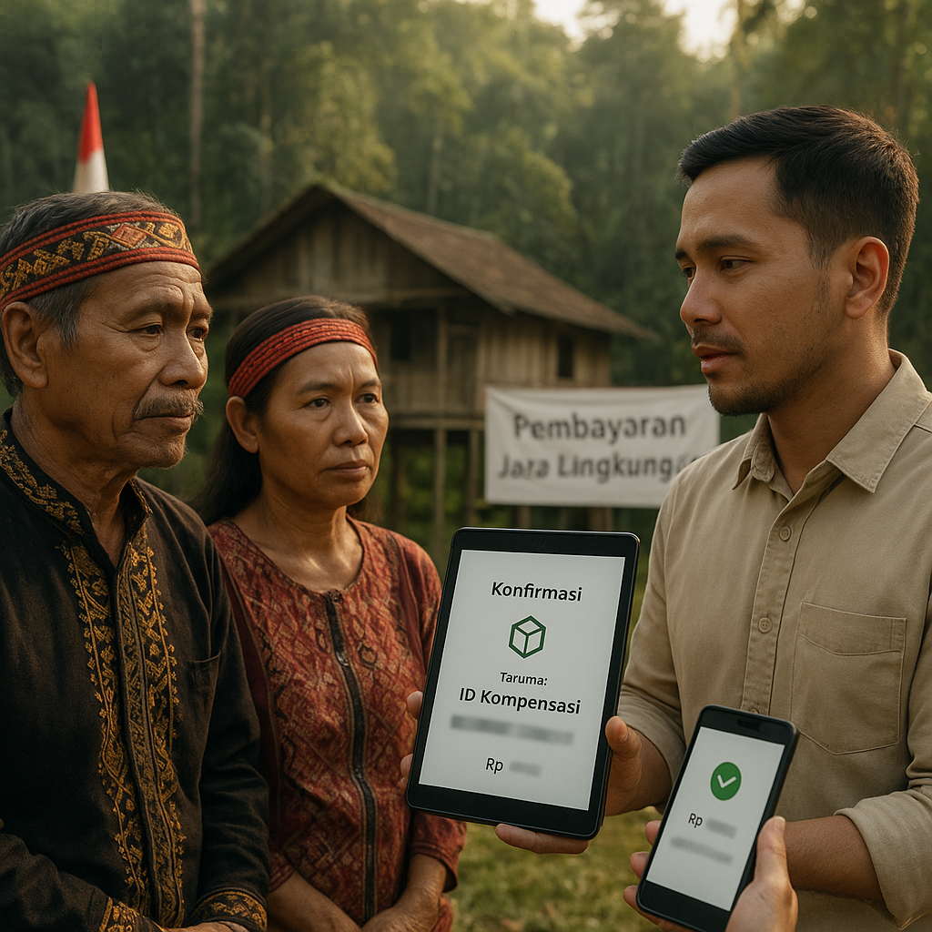 Kompensasi Lingkungan Berbasis Blockchain Diluncurkan di Kalimantan, Transparan dan Langsung ke Masyarakat Adat