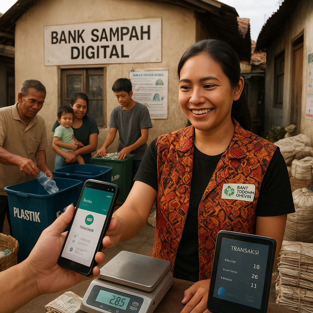 Model 'Bank Sampah Digital' Tingkatkan Partisipasi dan Transparansi Daur Ulang Komunitas