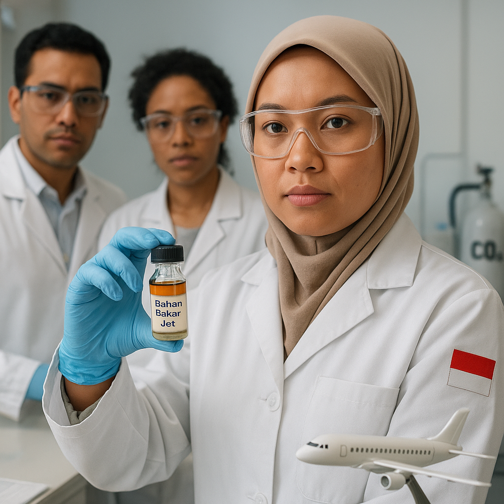 Konsorsium Riset Kembangkan Katalis Baru untuk Konversi Karbon Dioksida Langsung Menjadi Bahan Bakar Jet