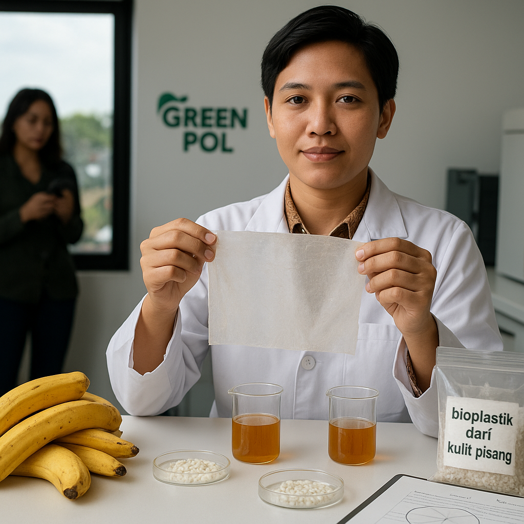 Pengembangan Bioplastik dari Limbah Kulit Pisang oleh Startup Indonesia