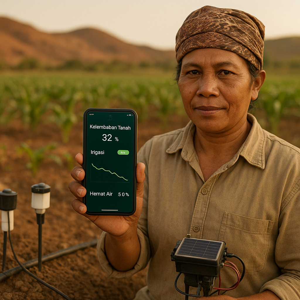 Gunakan Teknologi IoT, Petani di NTT Optimalkan Irigasi dan Pantau Tanaman via Smartphone