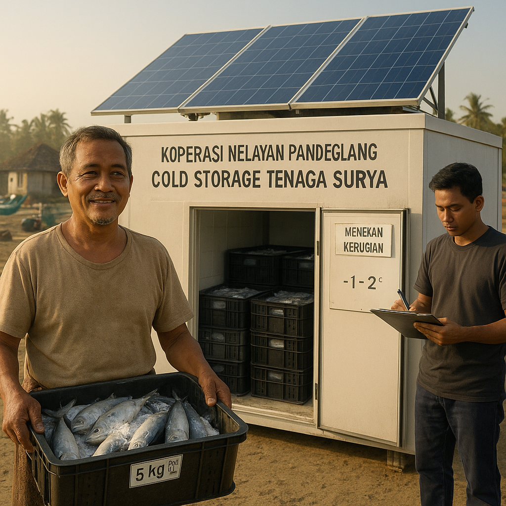 Koperasi Nelayan di Banten Manfaatkan Tenaga Surya untuk Dinginkan Hasil Tangkapan, Kurangi Kerugian