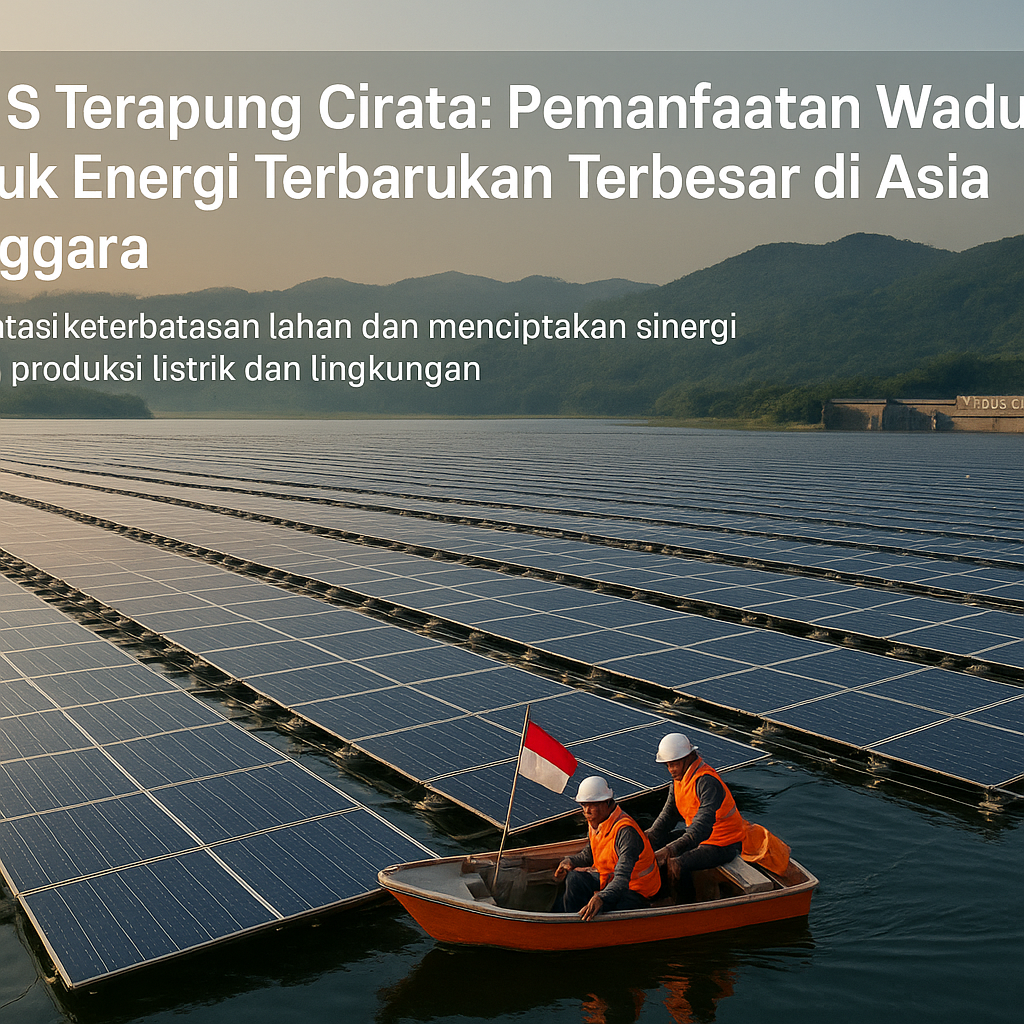 PLTS Terapung Cirata: Pemanfaatan Waduk untuk Energi Terbarukan Terbesar di Asia Tenggara
