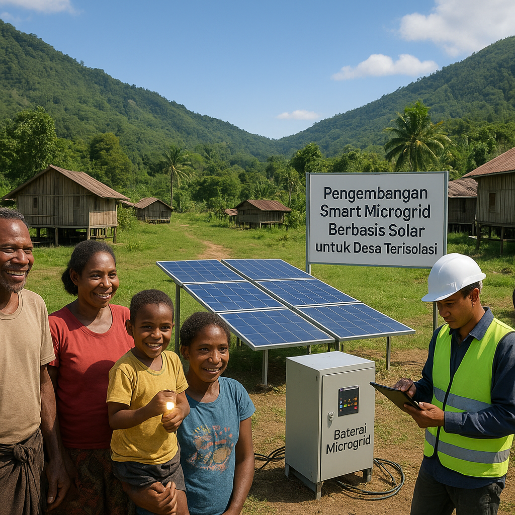 Pengembangan Smart Microgrid Berbasis Solar untuk Desa Terisolasi di Papua