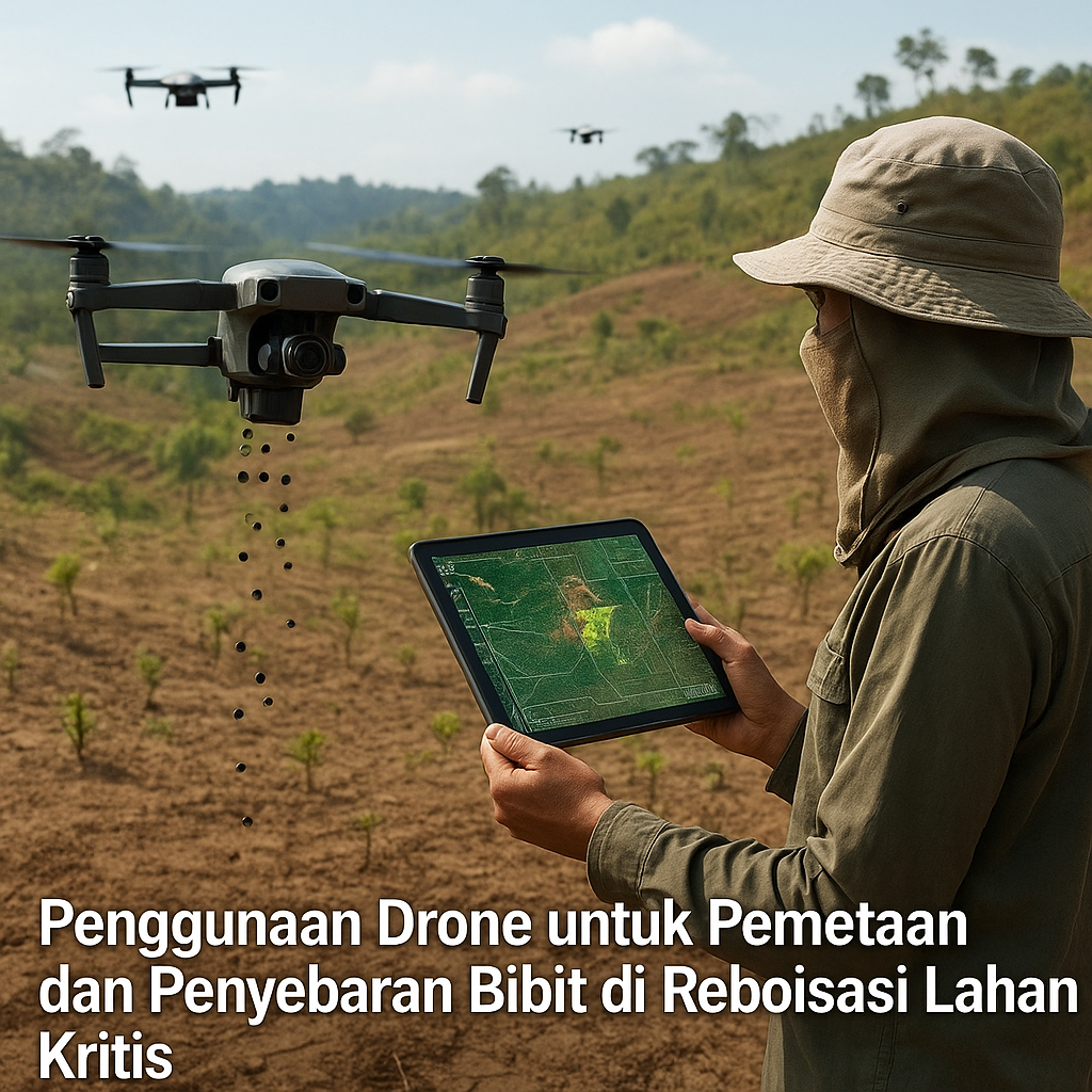 Penggunaan Drone untuk Pemetaan dan Penyebaran Bibit di Reboisasi Lahan Kritis