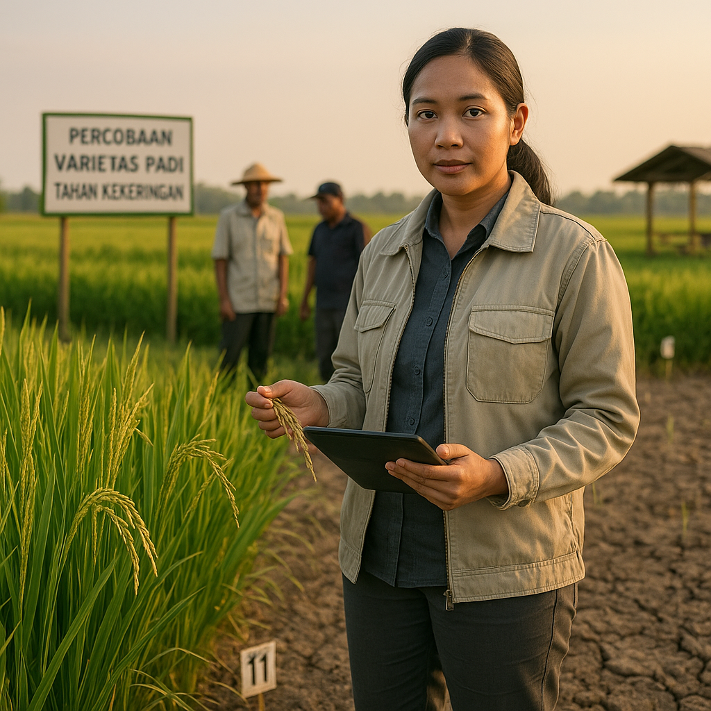 Pengembangan Varietas Padi Tahan Kekeringan untuk Daerah Rentan Perubahan Iklim