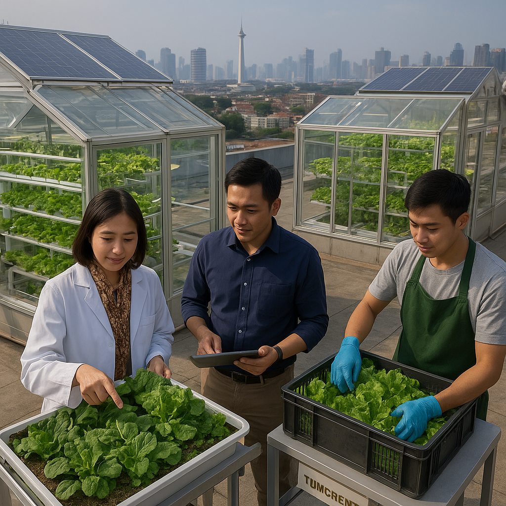 Greenhouses di Atap Gedung untuk Ketahanan Pangan Kota