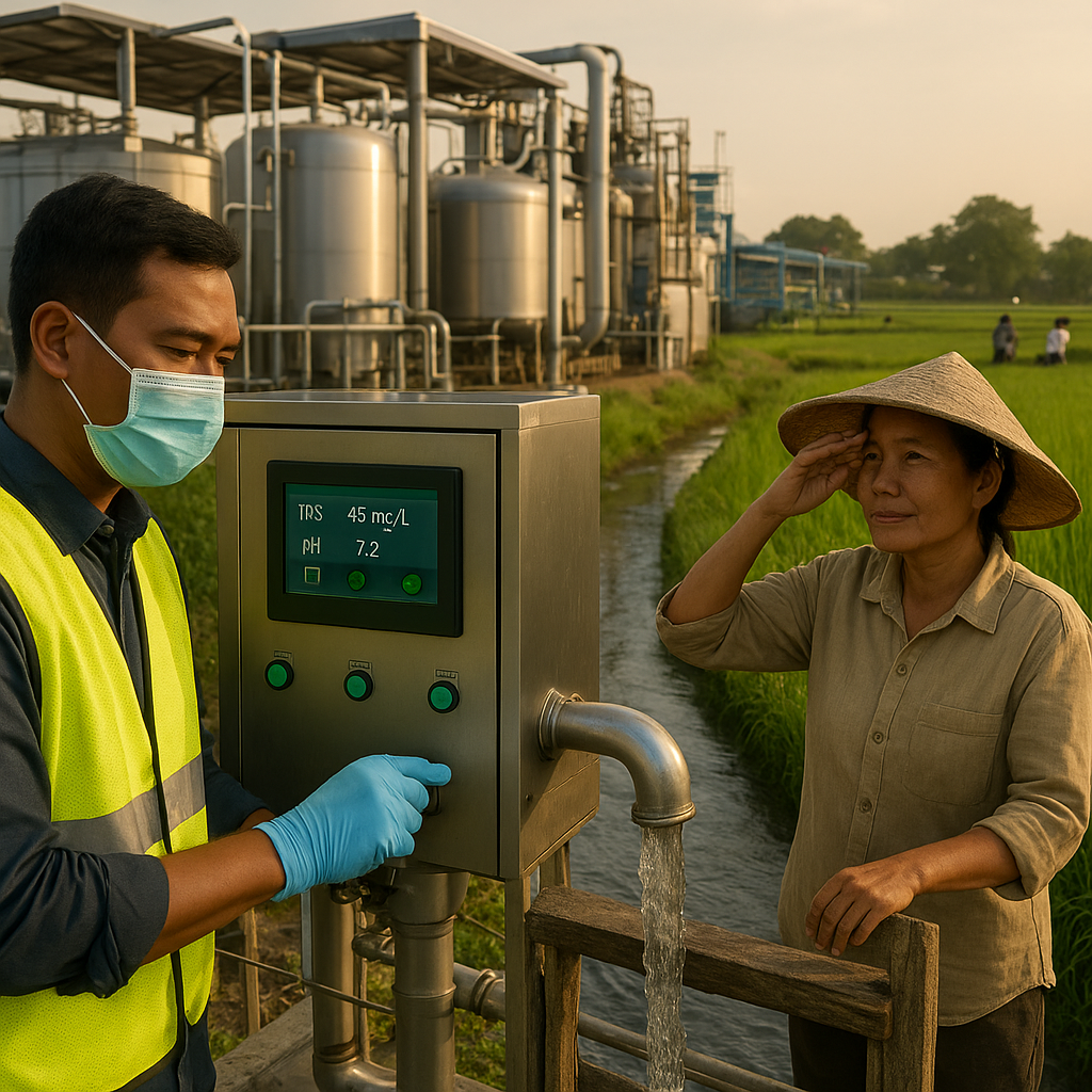 Daur Ulang Air Limbah Industri untuk Irigasi Pertanian