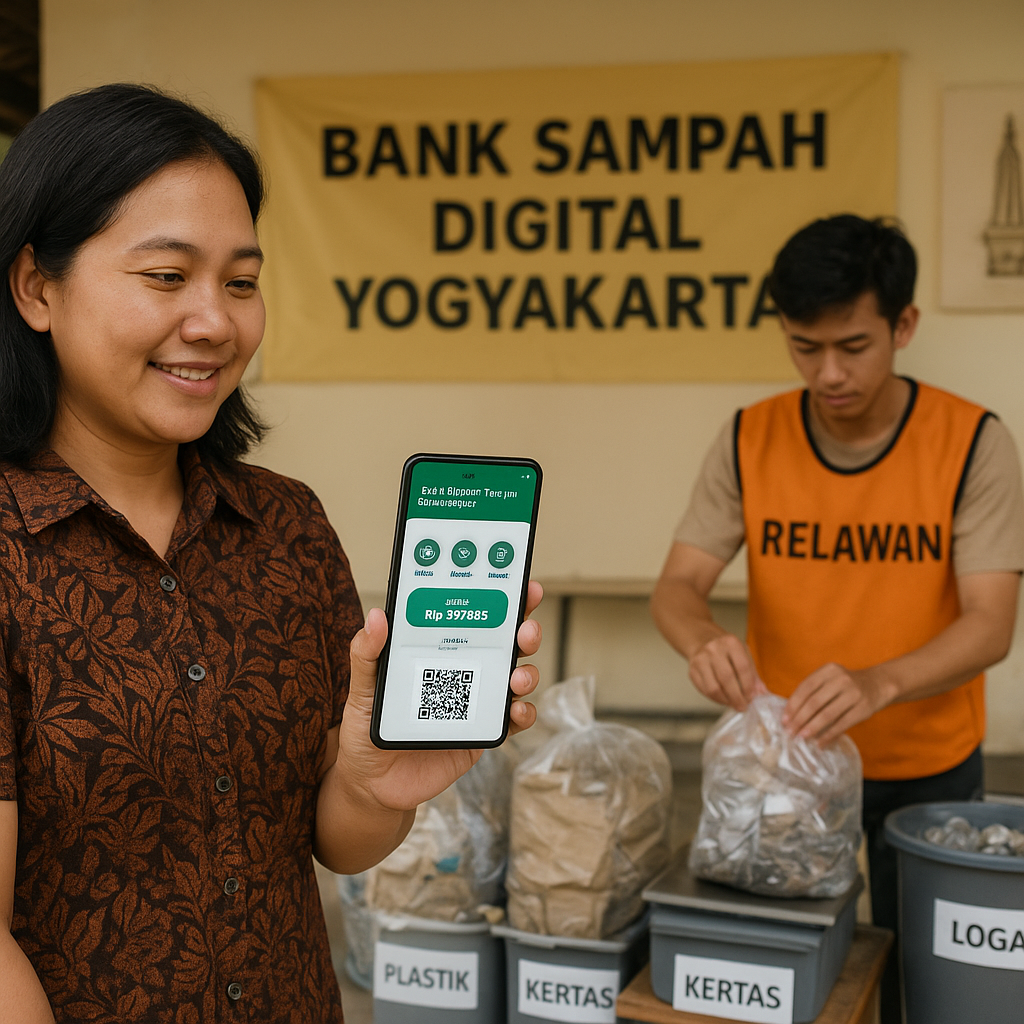 Inisiatif 'Bank Sampah Digital' di Yogyakarta Tingkatkan Partisipasi dan Efisiensi Daur Ulang