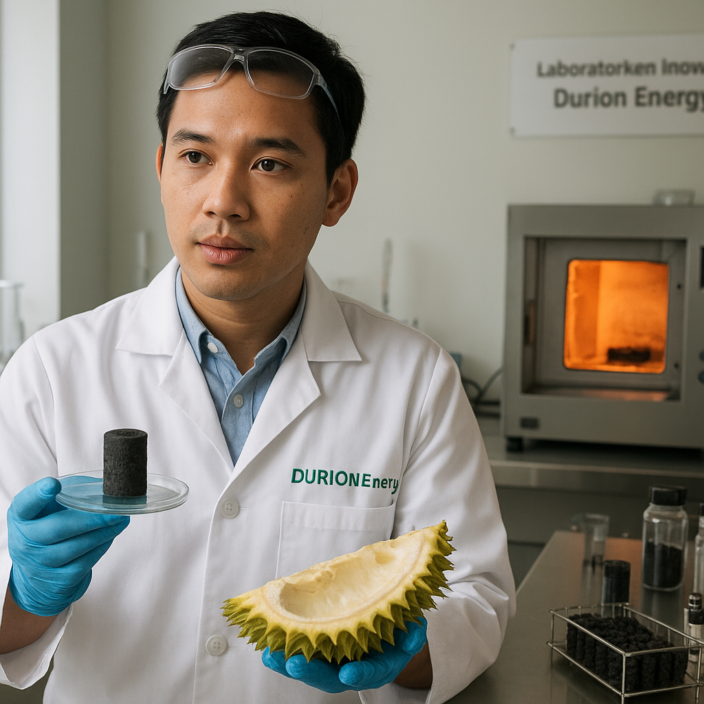 Startup Indonesia Kembangkan Baterai Ramah Lingkungan dari Kulit Durian