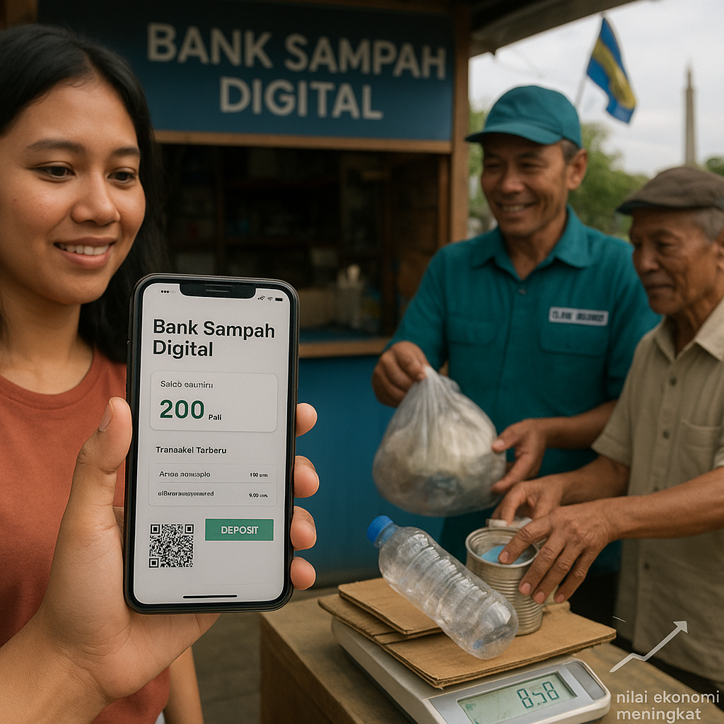Inisiatif 'Bank Sampah Digital' di Surabaya Tingkatkan Partisipasi dan Nilai Ekonomi Limbah