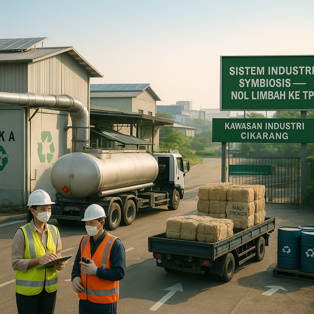 Kawasan Industri di Cikarang Terapkan Sistem 'Industrial Symbiosis' untuk Nol Limbah ke TPA