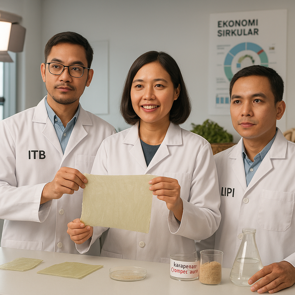 Konsorsium Riset Kembangkan Bioplastik dari Limbah Rumput Laut dan Ampas Tebu