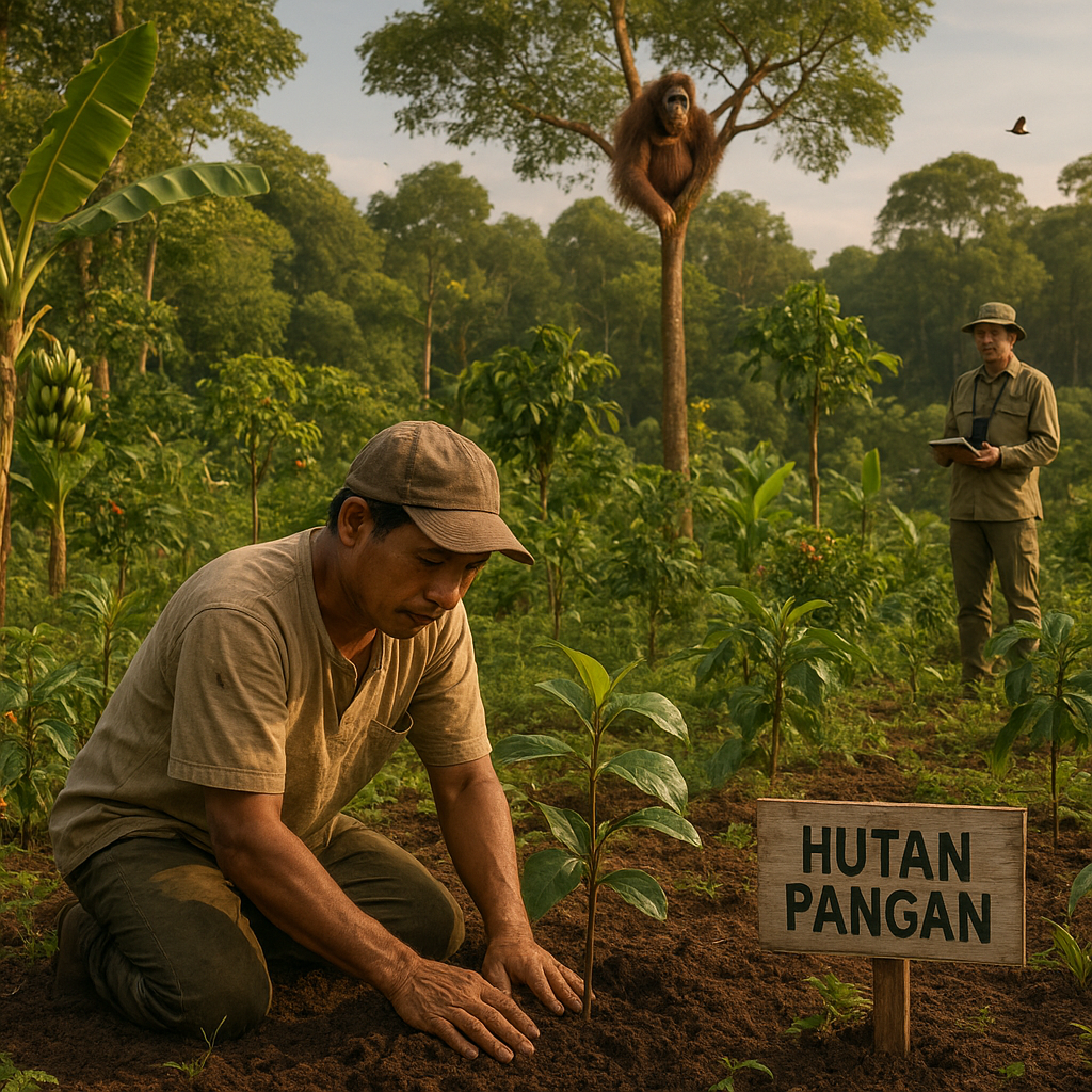 Program 'Hutan Pangan' di Kalimantan Barat: Integrasi Agroforestri dengan Konservasi Orangutan