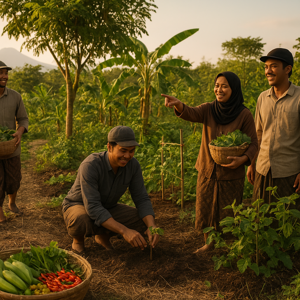 Petani Muda di Yogyakarta Kembangkan Polikultur dengan 'Food Forest' sebagai Model Ketahanan Pangan Lestari