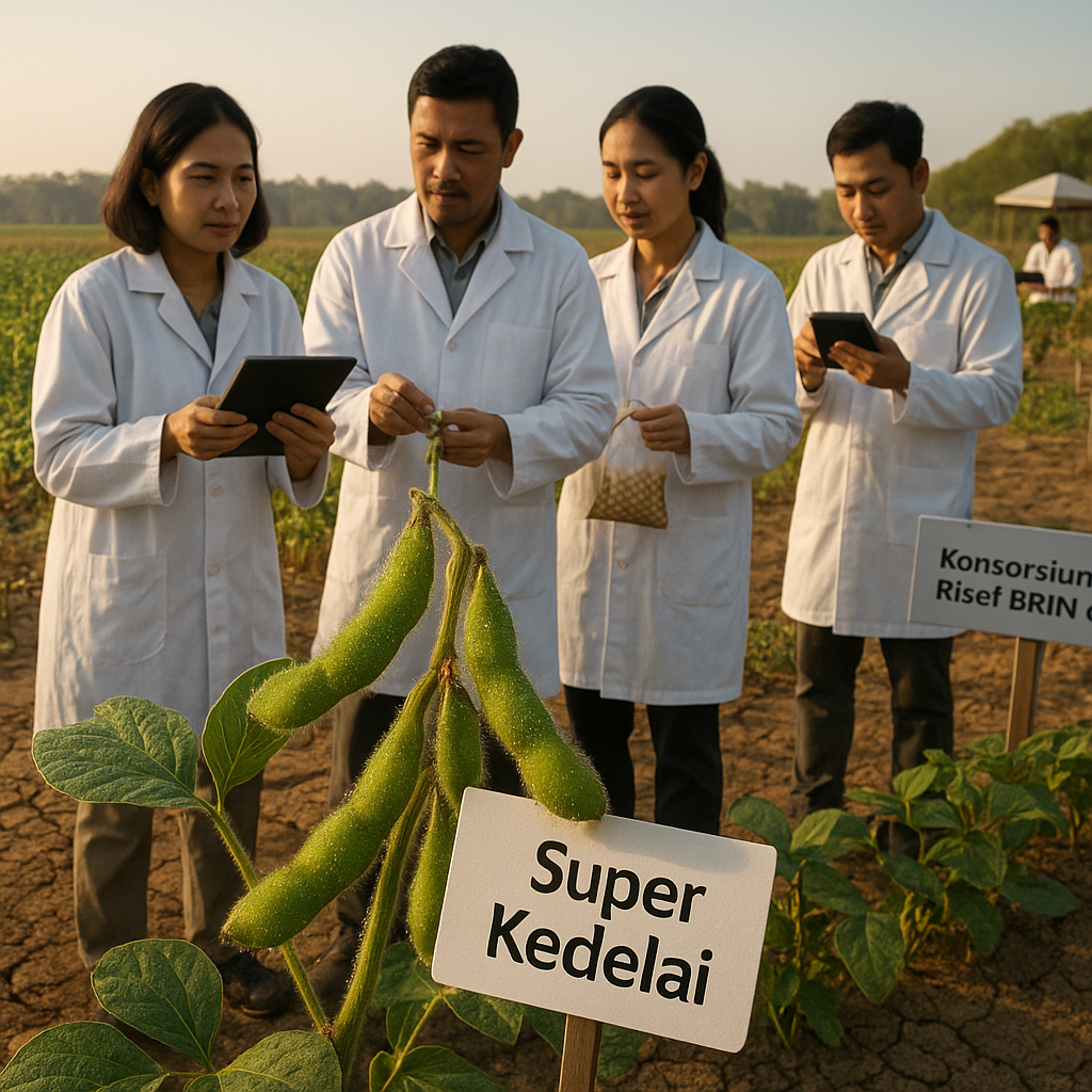 Konsorsium Riset Kembangkan 'Super Kedelai' Tahan Kekeringan untuk Antisipasi Perubahan Iklim