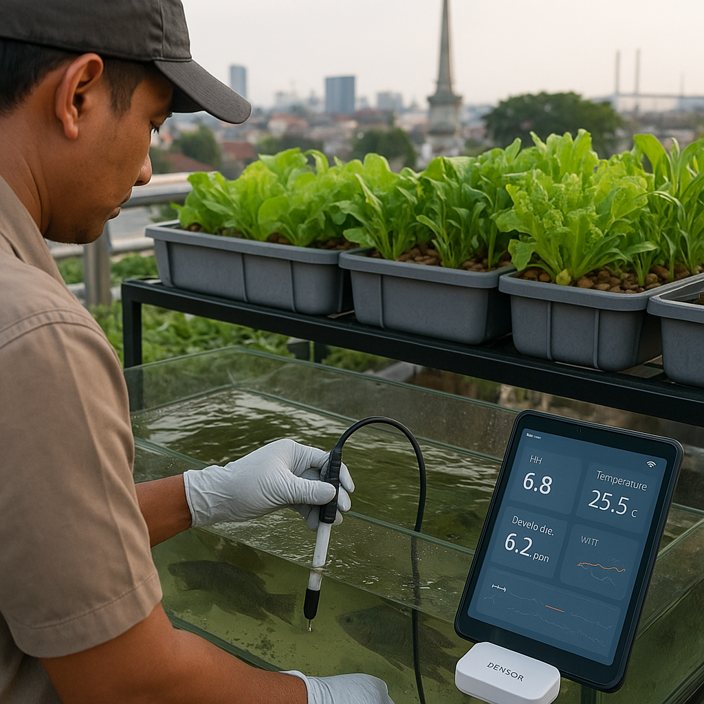Sistem Akuaponik Integrasi dengan IoT untuk Efisiensi Urban Farming di Surabaya