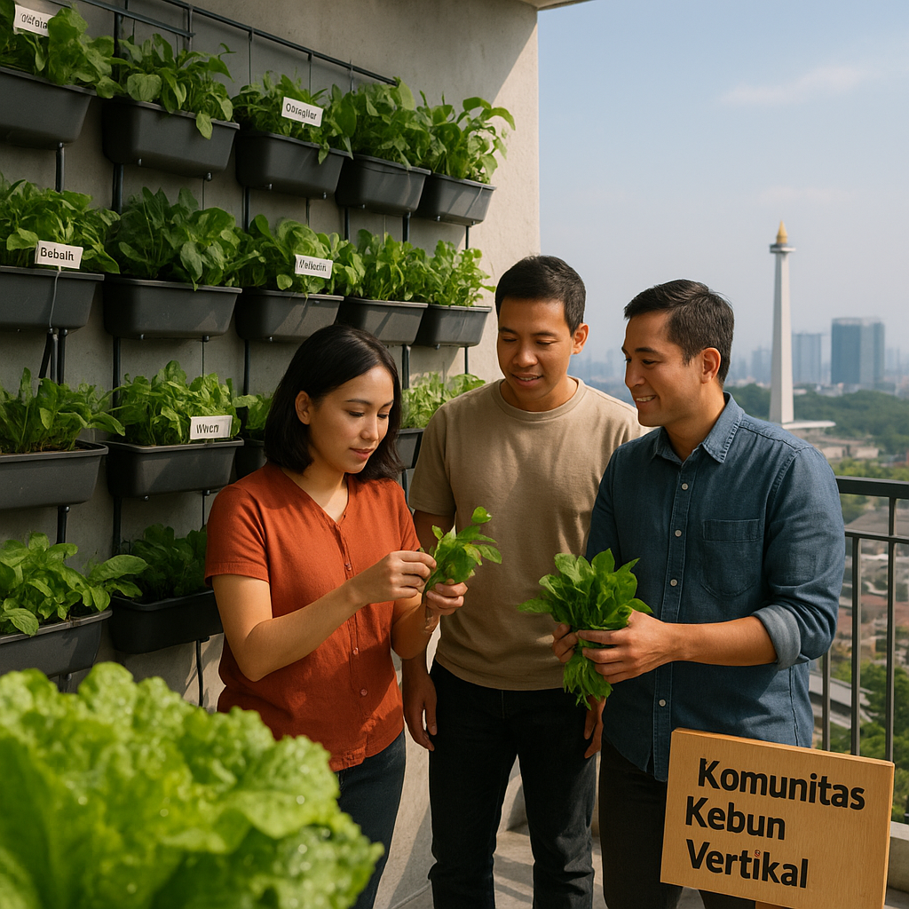Inisiatif 'Kebun Vertikal' di Apartemen Jakarta Mengatasi Keterbatasan Lahan untuk Ketahanan Pangan