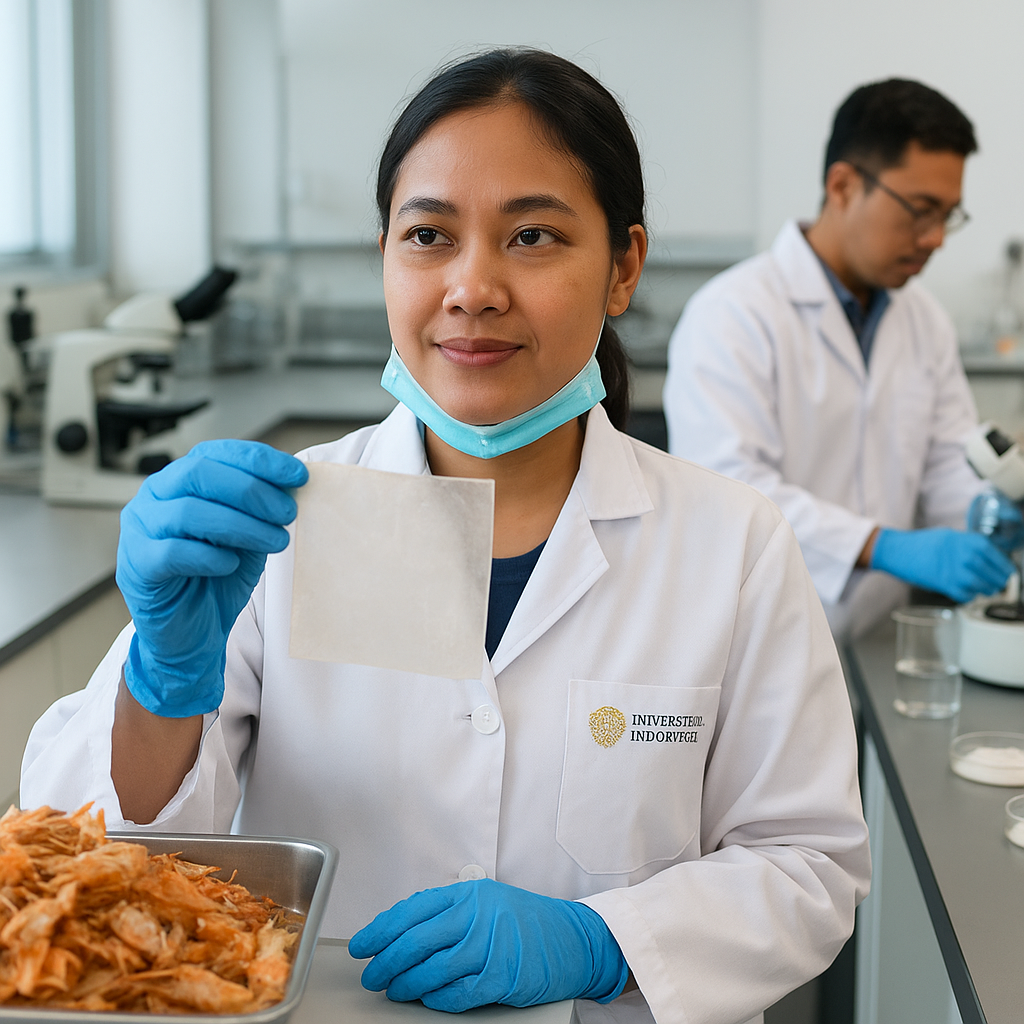Konversi Limbah Kulit Udang menjadi Bioplastik oleh Peneliti Universitas Indonesia