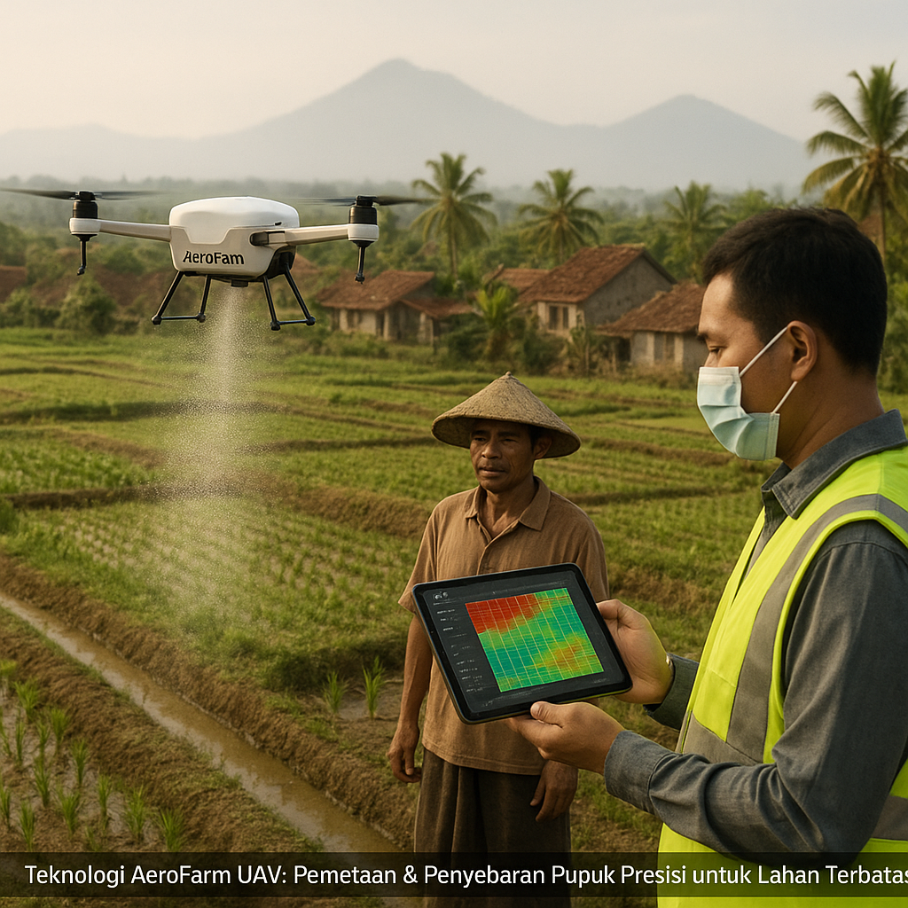Teknologi 'AeroFarm' UAV: Pemetaan & Penyebaran Pupuk Presisi untuk Lahan Terbatas di Jawa