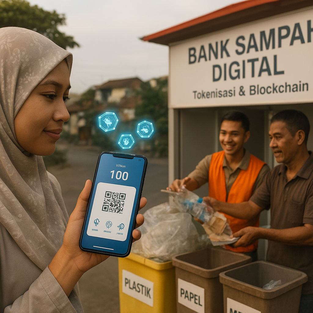 Bank Sampah Digital dengan Tokenisasi: Inovasi Blockchain Mendorong Partisipasi Pengelolaan Limbah di Kota