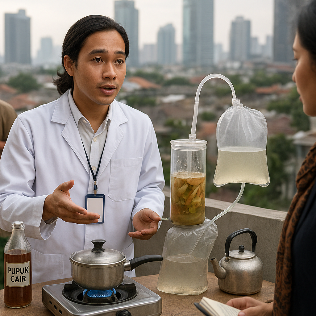 Teknologi Bioreaktor Mikro untuk Konversi Limbah Dapur menjadi Energi di Perkotaan