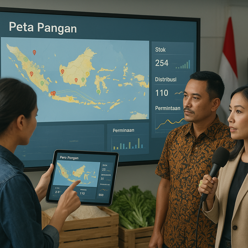 Aplikasi 'Peta Pangan' untuk Mengoptimalkan Distribusi dan Stok Bahan Pangan Antar Daerah
