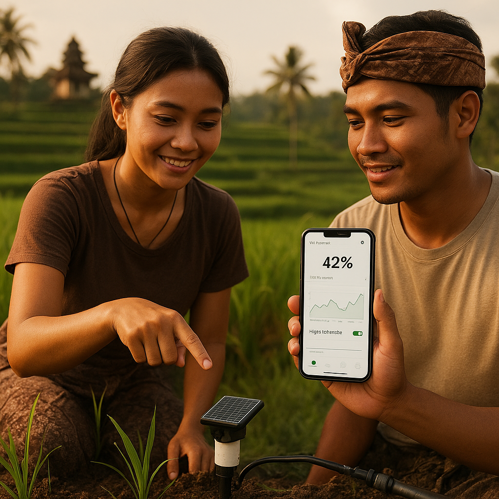 Teknologi IoT untuk Optimasi Irigasi dan Pemantauan Tanaman oleh Petani Muda di Bali