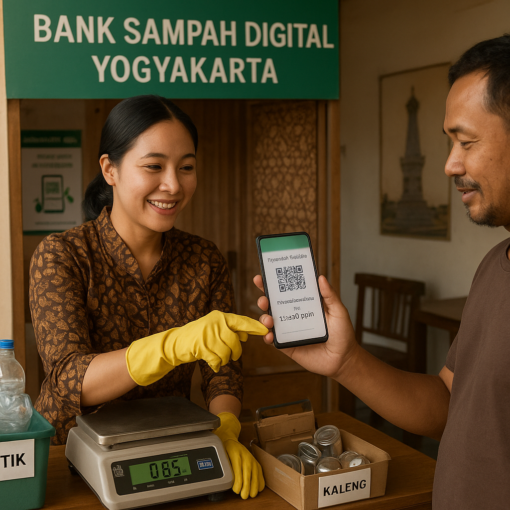 Inisiatif Bank Sampah Digital di Yogyakarta Menggunakan Aplikasi untuk Tingkatkan Efisiensi