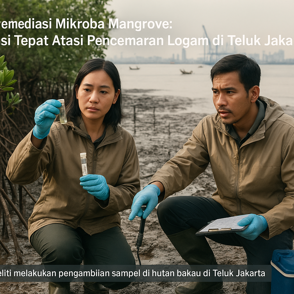 Bio-remediasi Mikroba Mangrove, Solusi Tepat Atasi Pencemaran Logam di Teluk Jakarta