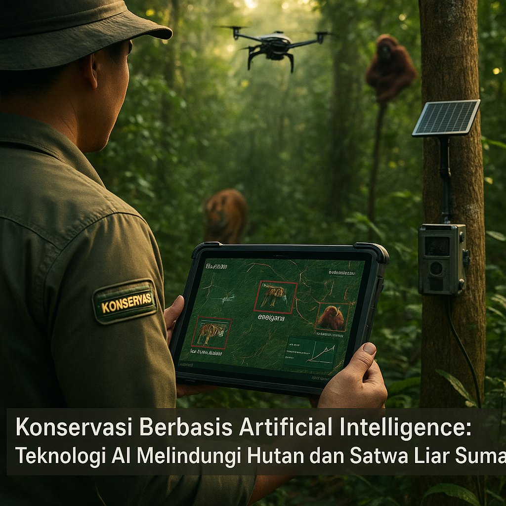 Konservasi Berbasis Artificial Intelligence: Teknologi AI Melindungi Hutan dan Satwa Liar Sumatra