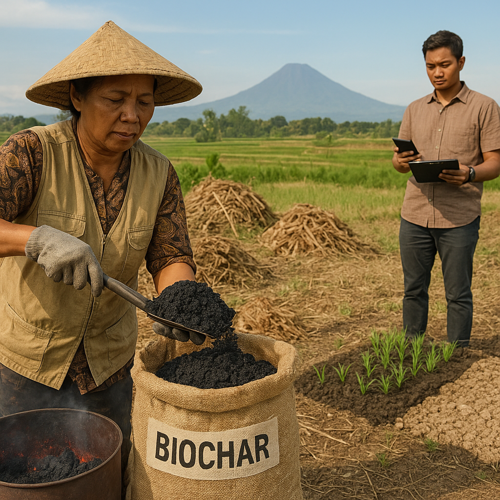 Inovasi Biochar dari Limbah Pertanian untuk Perbaiki Kesuburan Tanah di Lahan Kritis