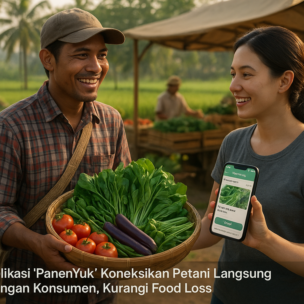Aplikasi 'PanenYuk' Koneksikan Petani Langsung dengan Konsumen, Kurangi Food Loss