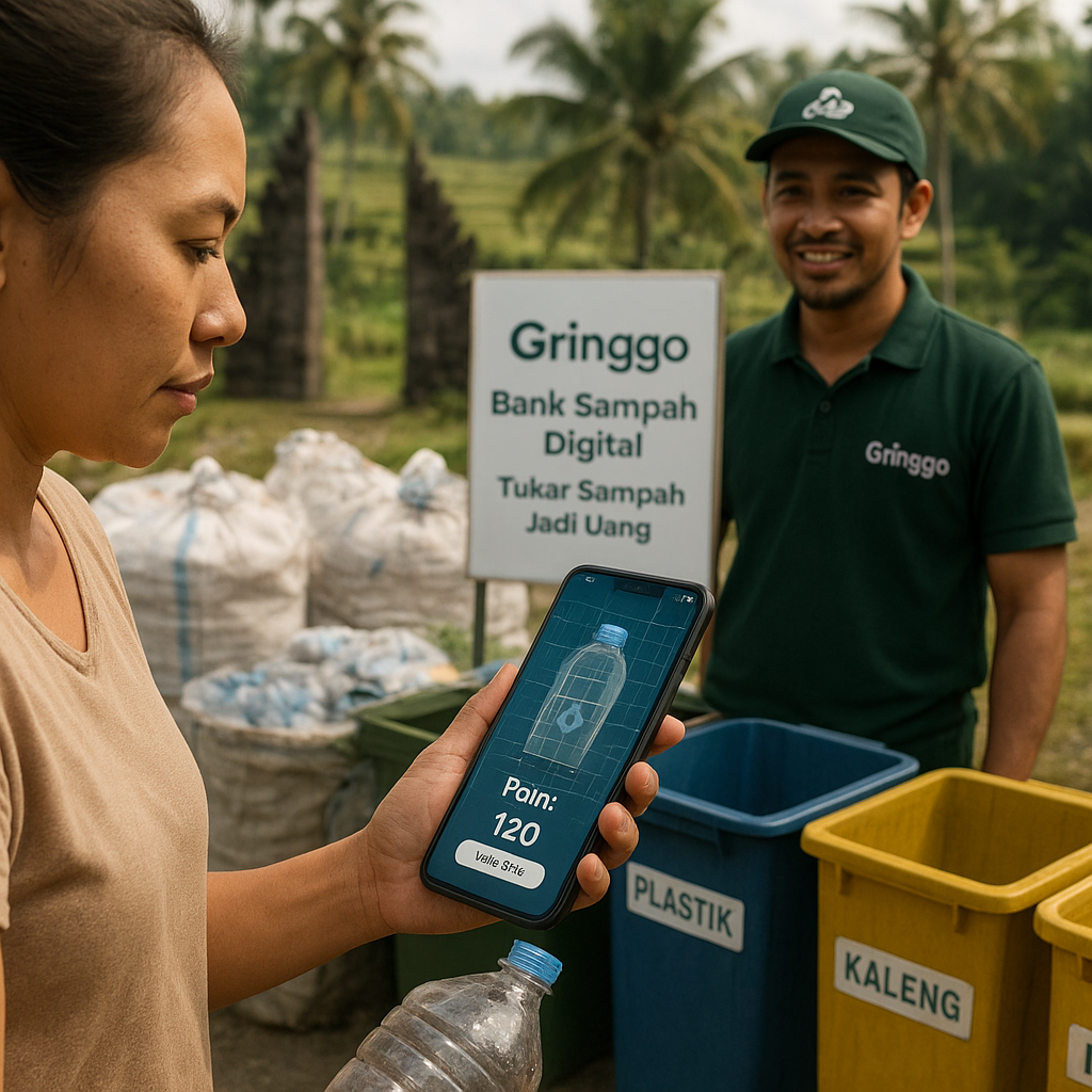Bank Sampah Digital 'Gringgo' di Bali Percepat Pengelolaan Sampah dengan AI