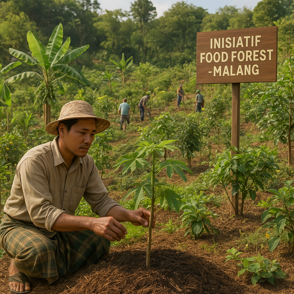 Inisiatif 'Food Forest' di Lahan Kritis Malang Kembalikan Keanekaragaman Hayati dan Sumber Pangan