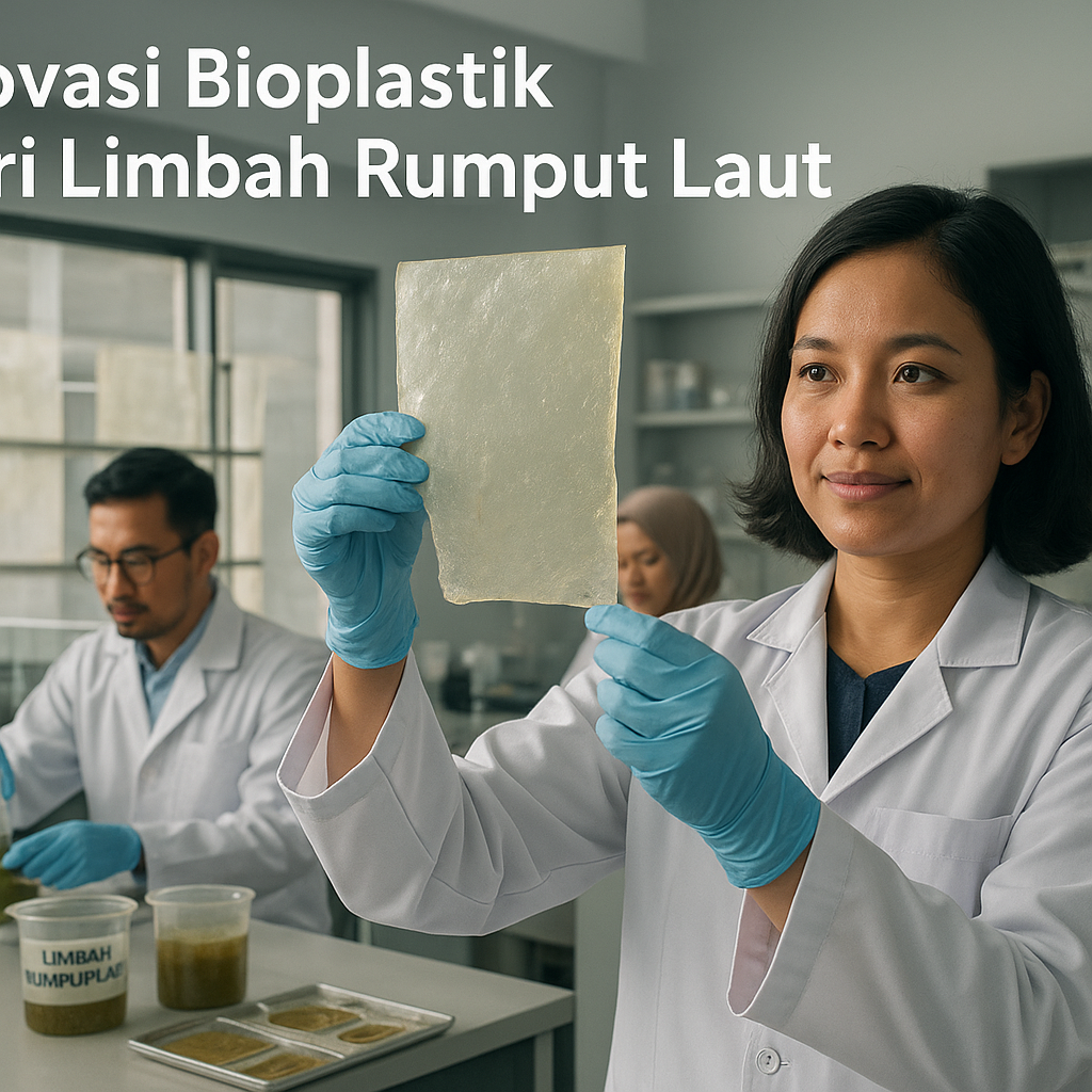 Inovasi Bioplastik dari Limbah Rumput Laut oleh Peneliti Universitas Indonesia